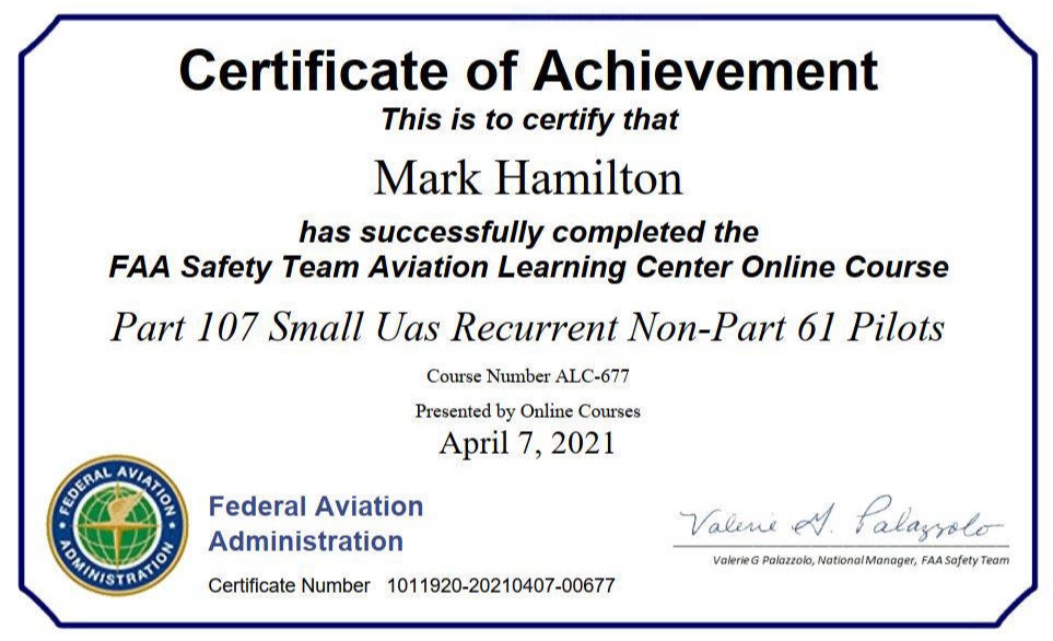 107 Recurrent Certificate